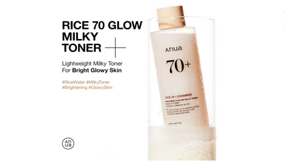 ANUA RICE 70 GLOW MILKY TONER 250ml